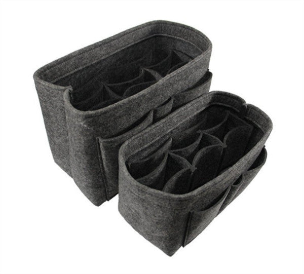 Women's Large Capacity Felt Multifunctional Cosmetic Storage Organizer Bag