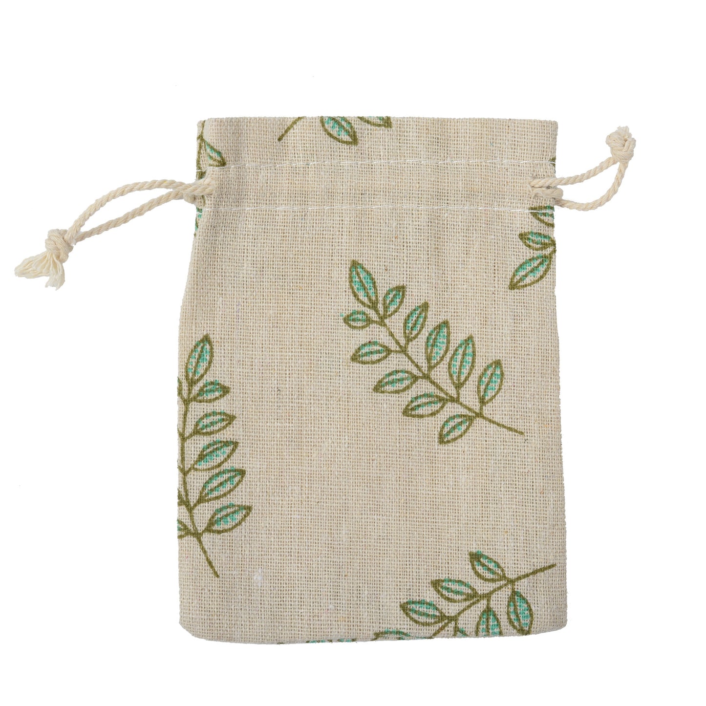 Anti-epidemic Printed Cotton And Linen  Drawstring Bag