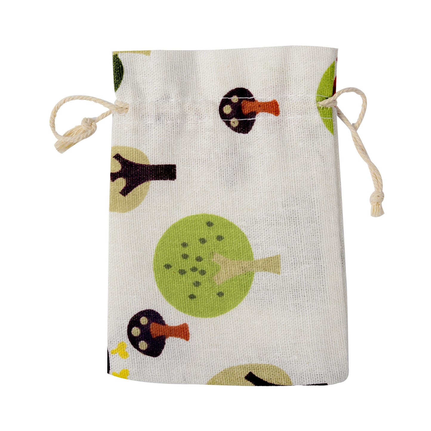 Anti-epidemic Printed Cotton And Linen  Drawstring Bag