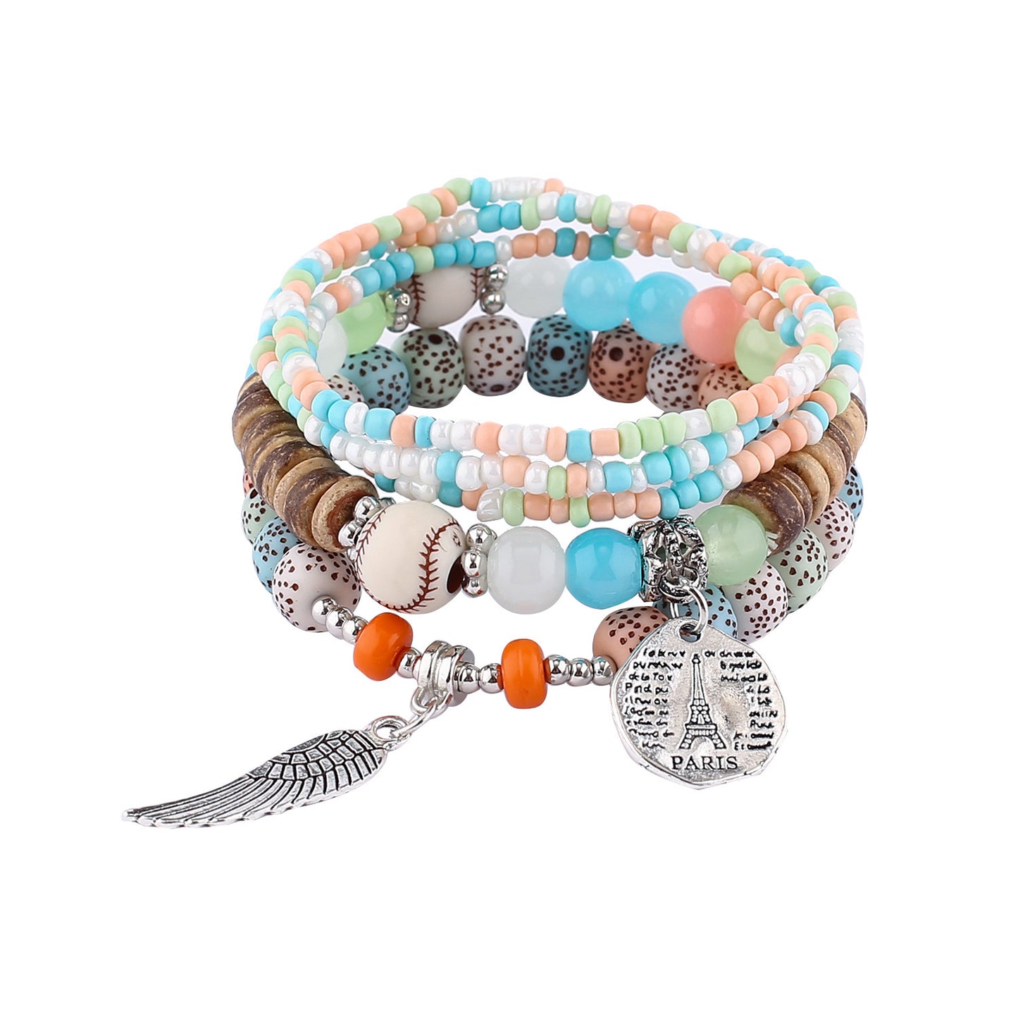 Women's Multi-layer Stretch Rice Bead Bracelets