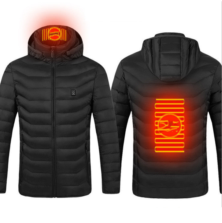 New Heated Jacket Coat USB Electric Jacket Cotton Heater Thermal Clothing Heating Vest