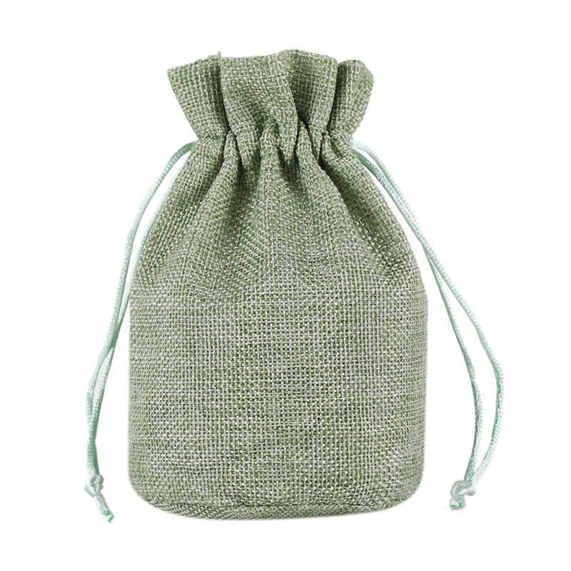 Cotton Linen Bamboo Charcoal Storage Drawstring Bag