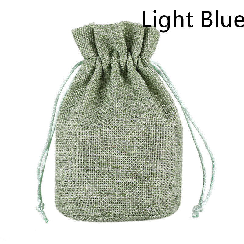 Cotton Linen Bamboo Charcoal Storage Drawstring Bag