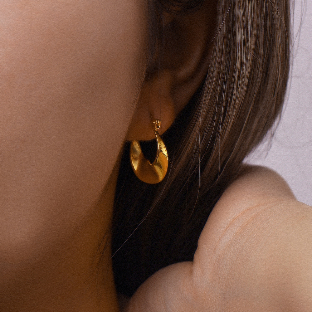 Esti Irregular Hoop Earrings