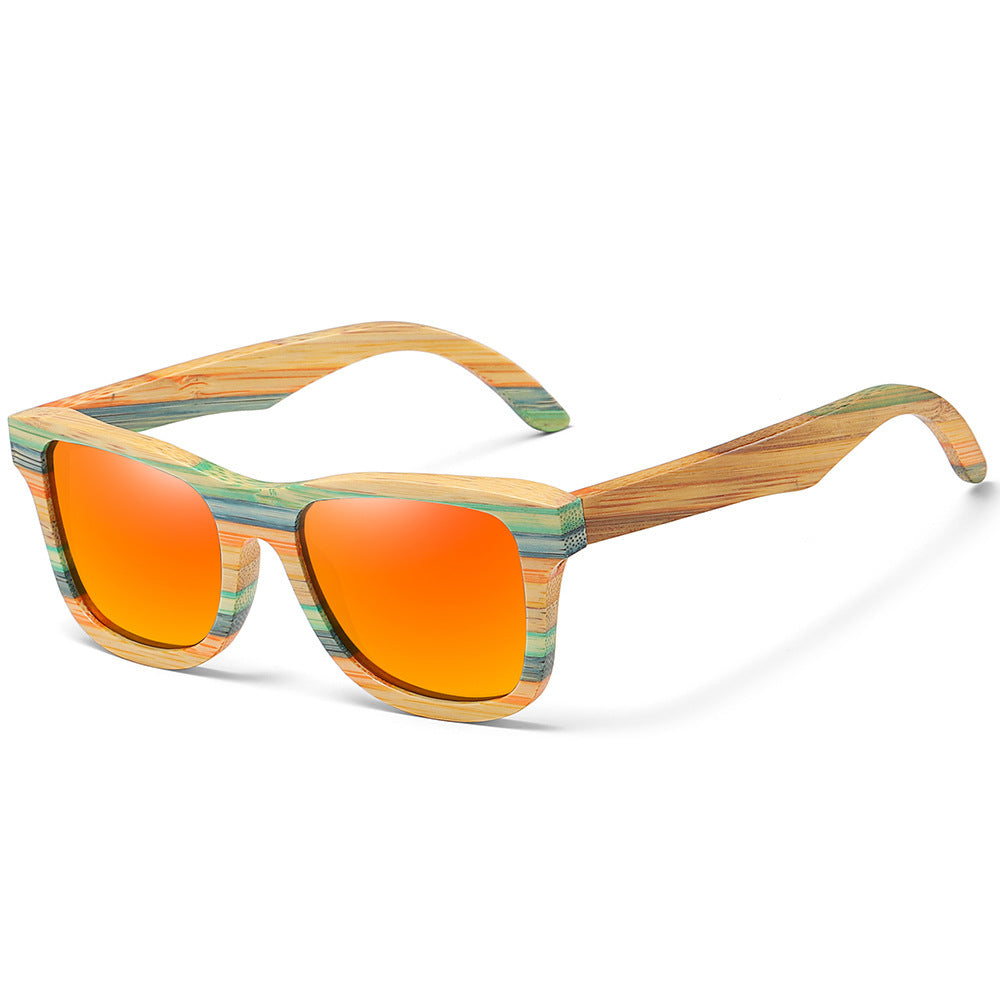 Wooden Fashion Glasses Wooden Polarized Bamboo Sunglasses