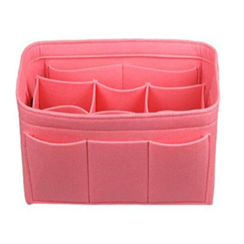 Women's Large Capacity Felt Multifunctional Cosmetic Storage Organizer Bag