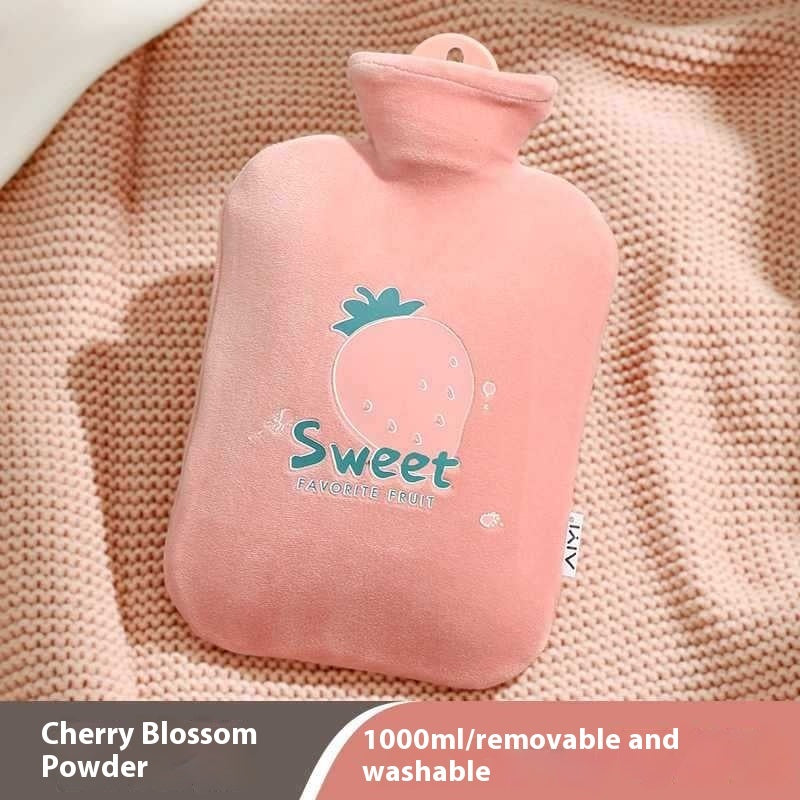 Plush Thickened Explosion-proof Cute Hot Compress Hot Water Bag