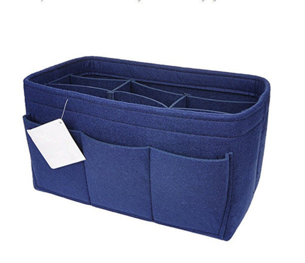 Women's Large Capacity Felt Multifunctional Cosmetic Storage Organizer Bag