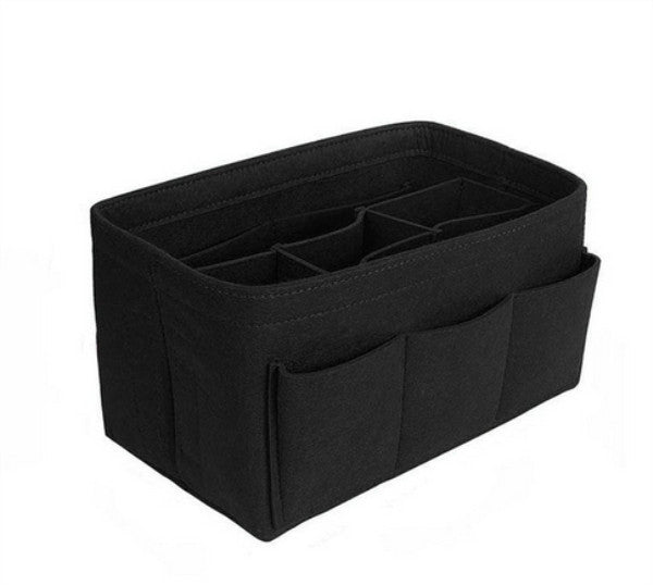 Women's Large Capacity Felt Multifunctional Cosmetic Storage Organizer Bag